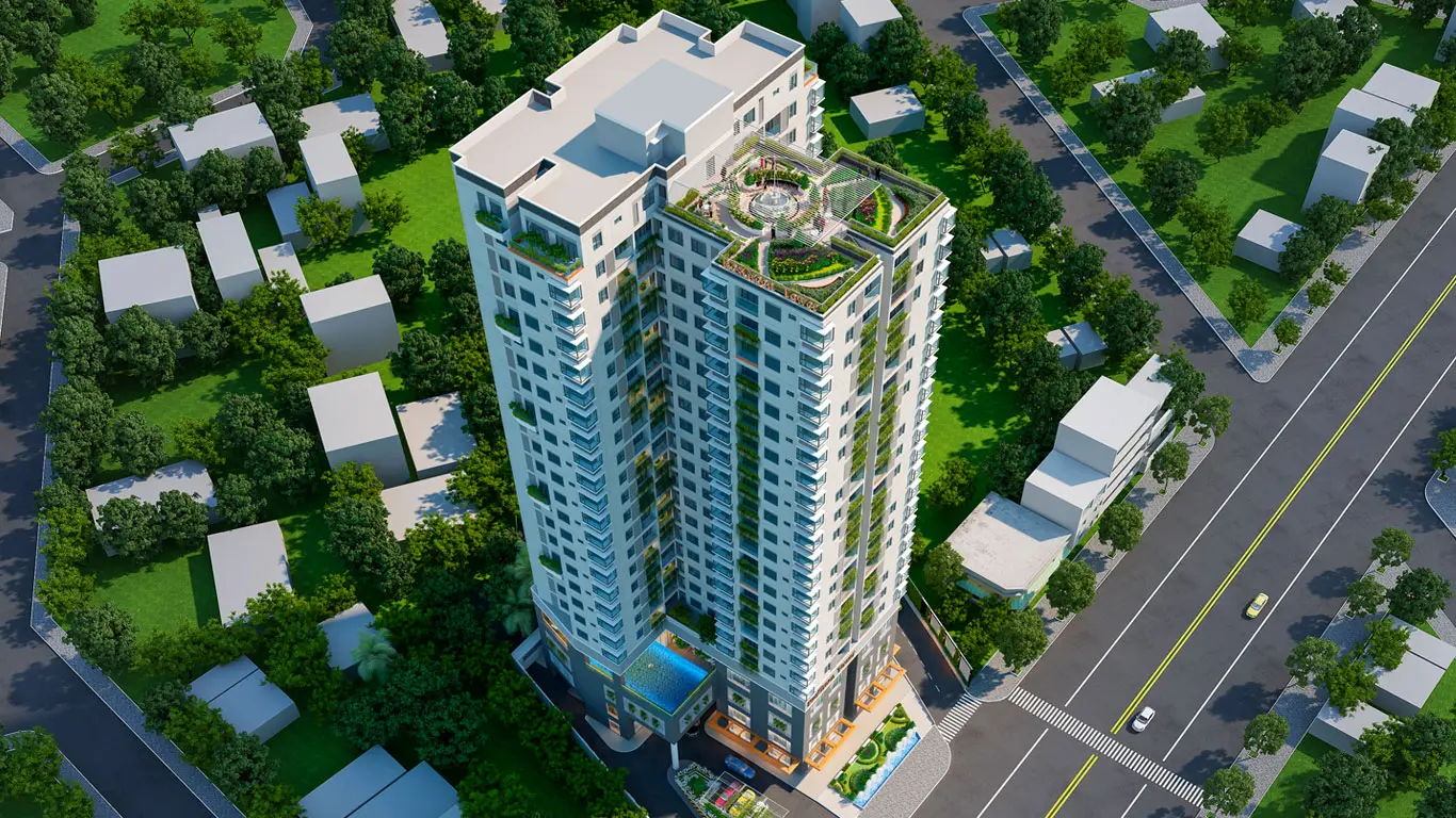birdview căn hộ resgreen tower