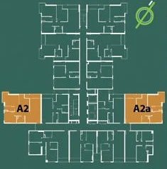 mặt bằng vị trí căn hộ a2 resgreen tower
