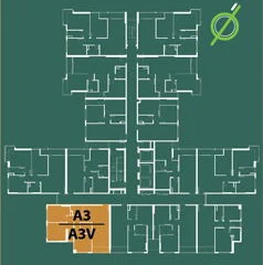 mặt bằng vị trí căn hộ a3 resgreen tower