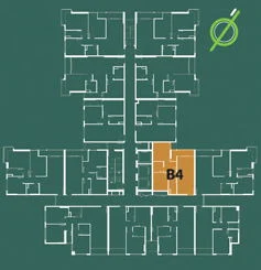 mặt bằng vị trí căn hộ b4 resgreen tower