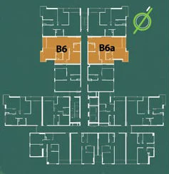 mặt bằng vị trí căn hộ b6 resgreen tower